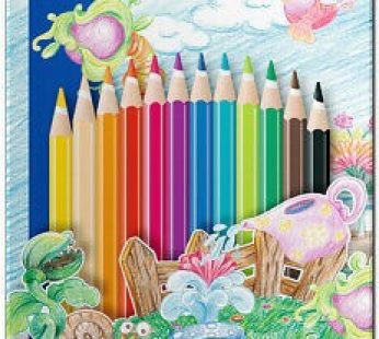 12 lapsa me ngjyra Staedtler