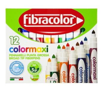 Fibracolor Colormaxi Fiber Pen 12set