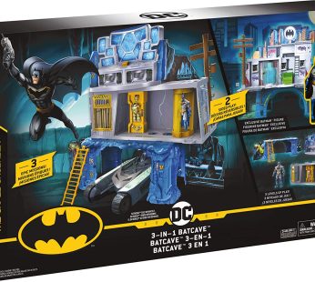 DC Comics BATMAN 3-In-1 Batcave Playset