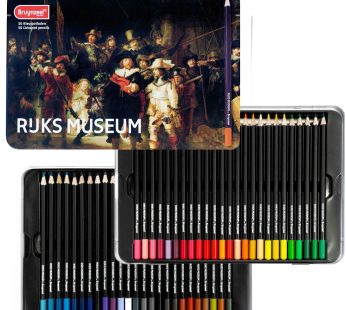 Bruynzeel Colour Pencils Set of 50 in Metal Tin Rijks Museum Edition