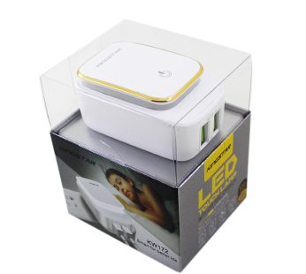 Led Touch lamp with usb port charger