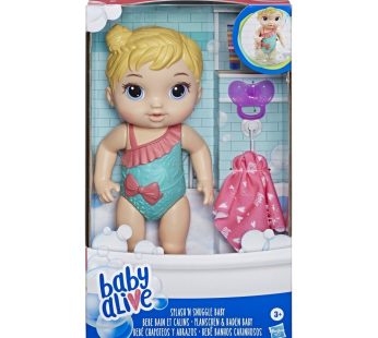 BABY ALIVE SPLASH N SNUGGLE BABY BLOND HAIR