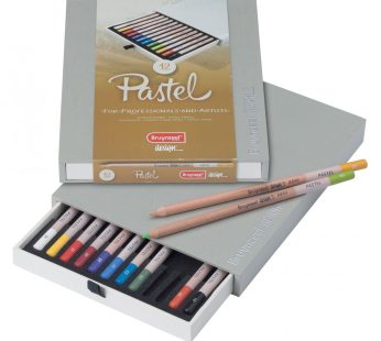 Bruynzeel Design Pastel Pencils – Assorted Colours (Pack of 12