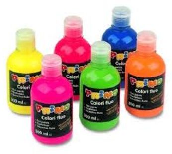 TEMPERA FLUORESCENTE IN FLACONE DA 300ML PRIMO