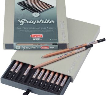Bruynzeel Design Graphite Pencils – Assorted Grades (Pack of 12)