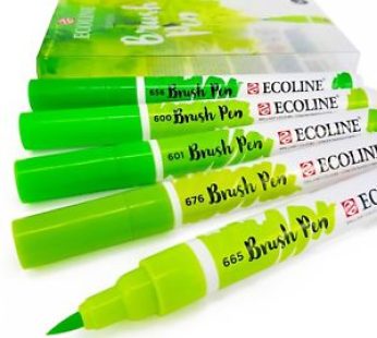 Ecoline Brushpen X5 GROEN / G1 R37