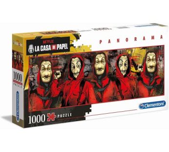 Clementoni Puzzle Panorama Netflix La Casa De Papel (The Money Heist) 1000 Pcs