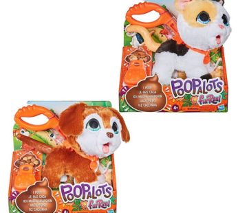 FurReal Poopalots Big Wags Pet Toy, Connectible Leash System