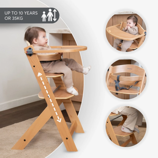 Wooden Highchair NORDY KIKKABOO - Figura 5