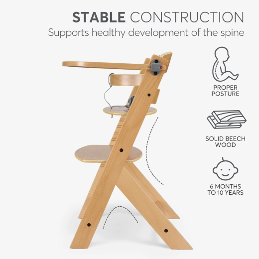Wooden Highchair NORDY KIKKABOO - Figura 2