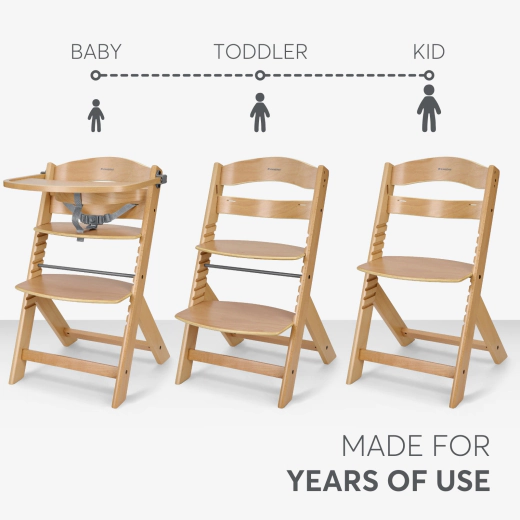 Wooden Highchair NORDY KIKKABOO - Figura 4