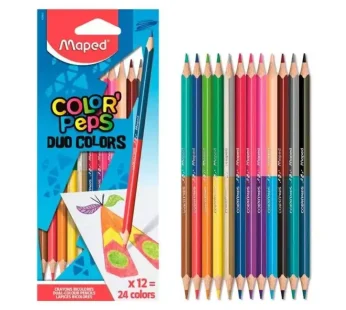Maped Colorpeps Duo Col Pencil Set x12