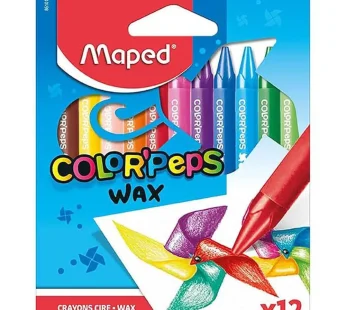 Maped Colorpeps Wax Crayons x12