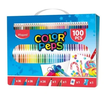 Maped Color’Peps Complete Colouring Kit – 100 Pieces