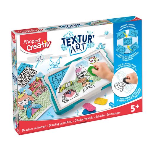 Maped Creativ Texture Art Kit with Drawing Table