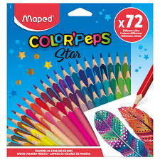 Maped Triangular Colouring Pencils – 72 pcs