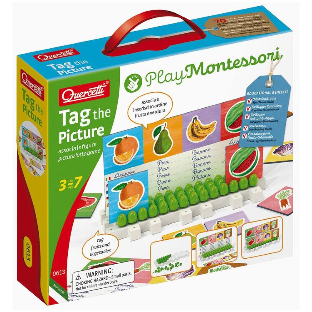 Quercetti Play Montessori - Tag the Picture