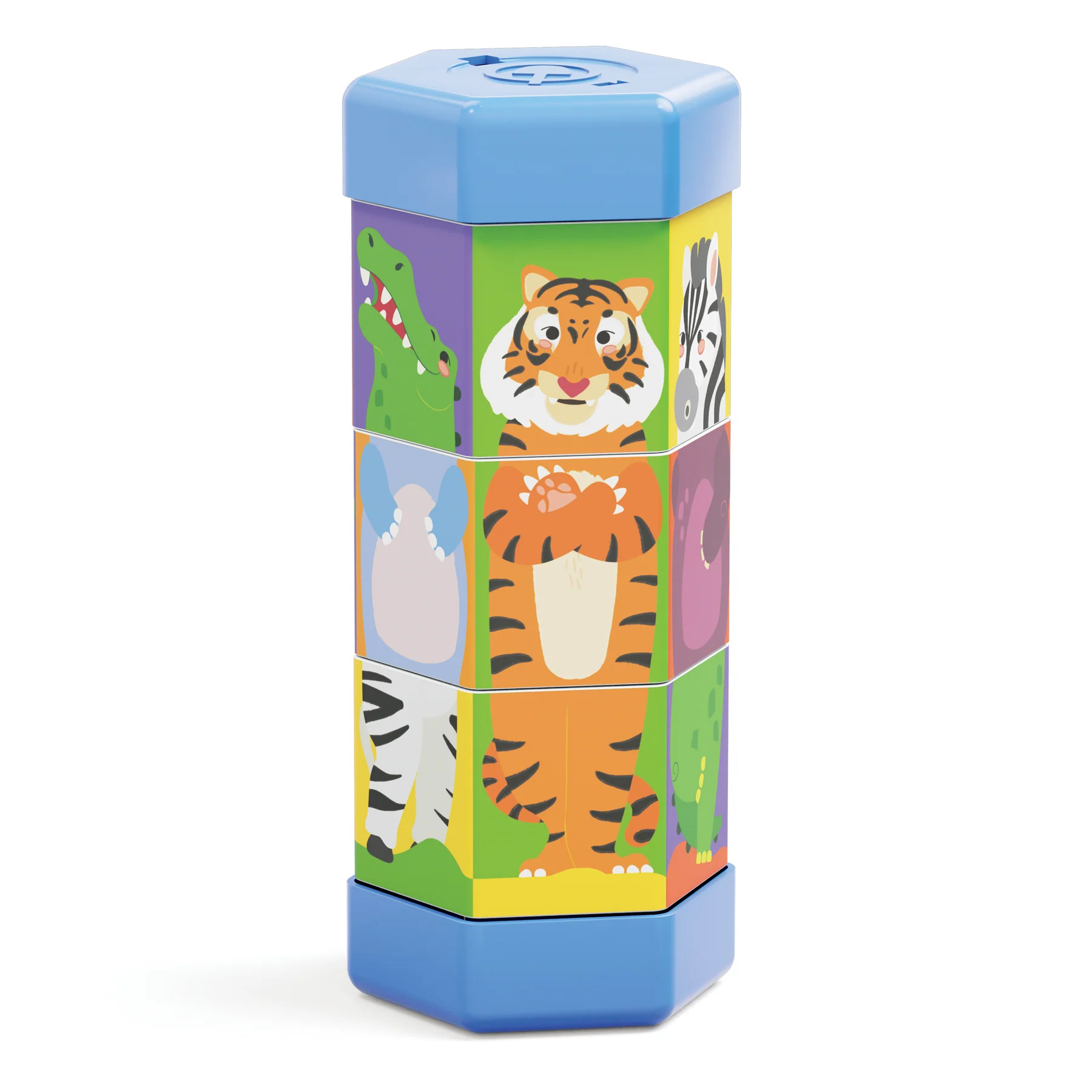 Puzzle rotativ Mix and Match Animale QUERCETTI - Figura 2