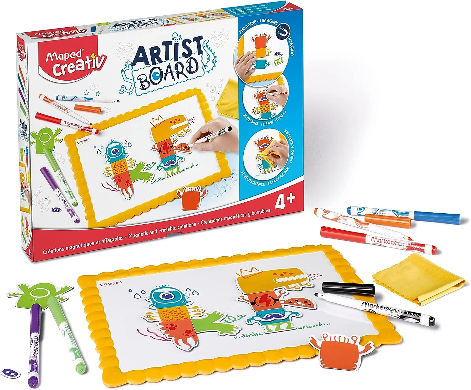 Maped Creativ - Artist board - Erasable drawings