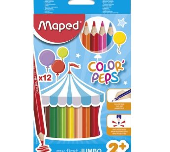 Colouring Pencils – Jumbo – (Maped) – x 12 Pencils