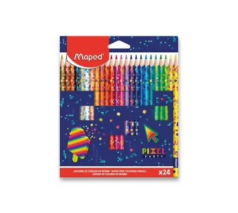 Maped Pixel Party – Coloured Pencils x24