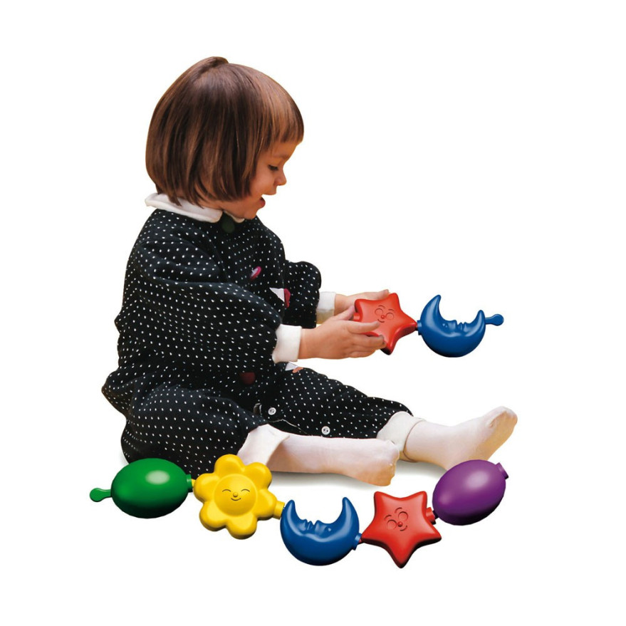 Quercetti Star Links Shapes Necklace, 21pcs. - Figura 3