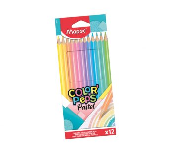 MAPED Color’Peps Pastel Colouring Pencils x12