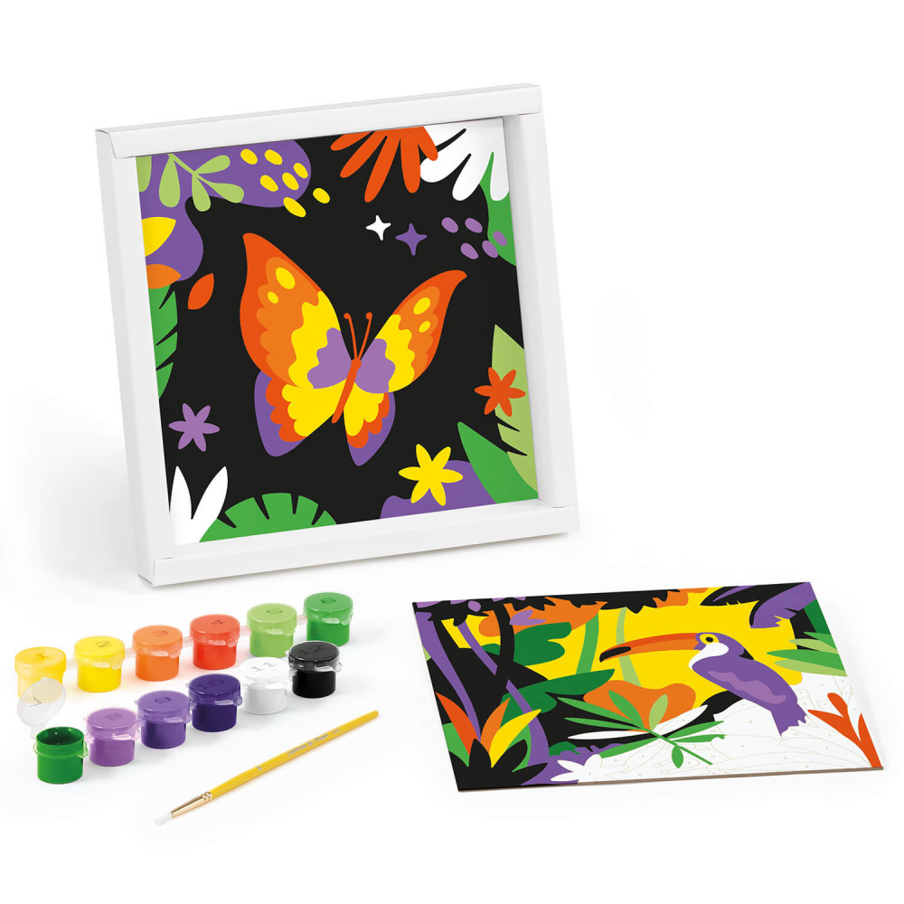 Paint by numbers - Maped - Toucan & Butterfly - Figura 2