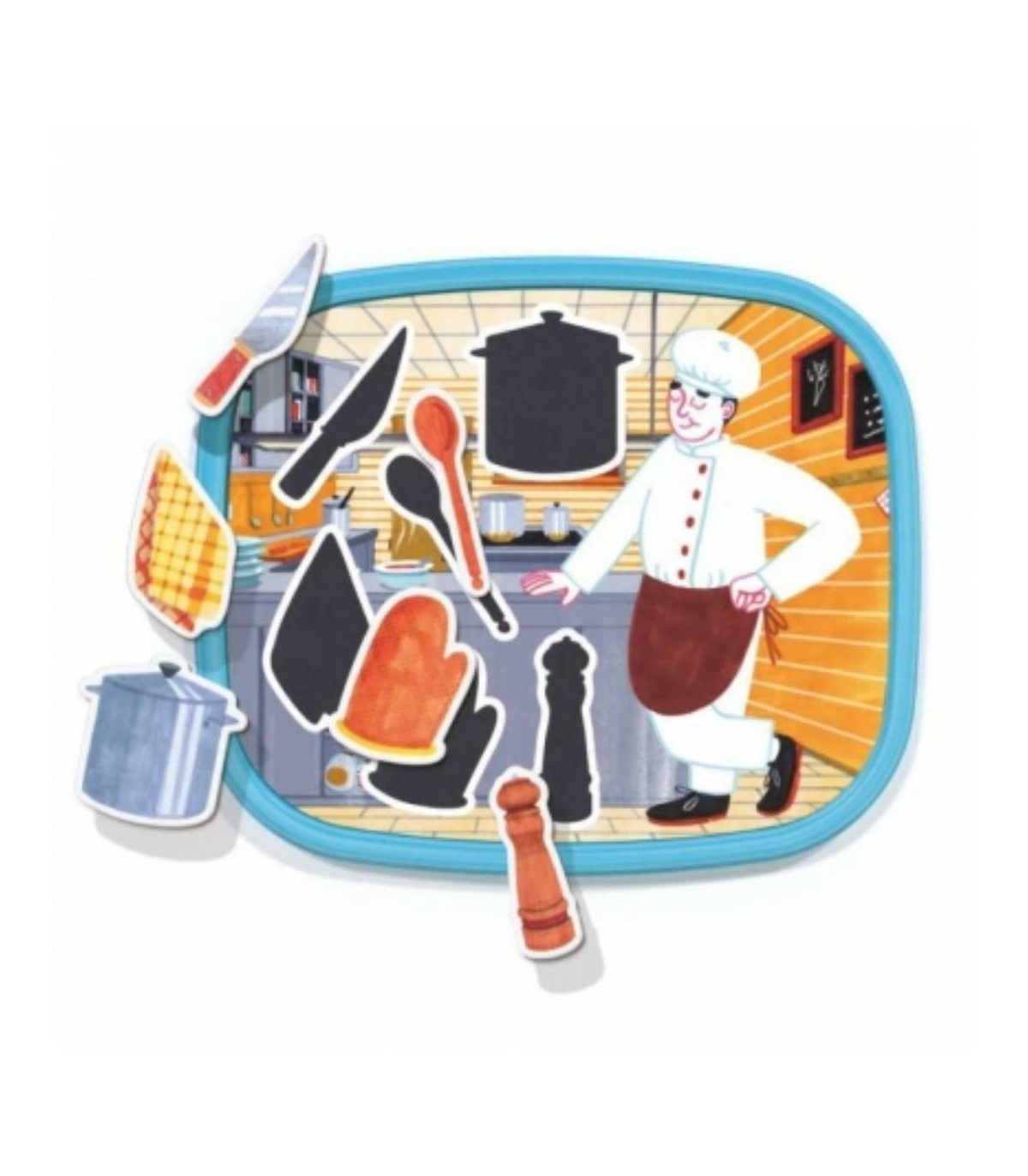 Quercetti Play Montessori Magnetic Puzzle Board - Figura 2